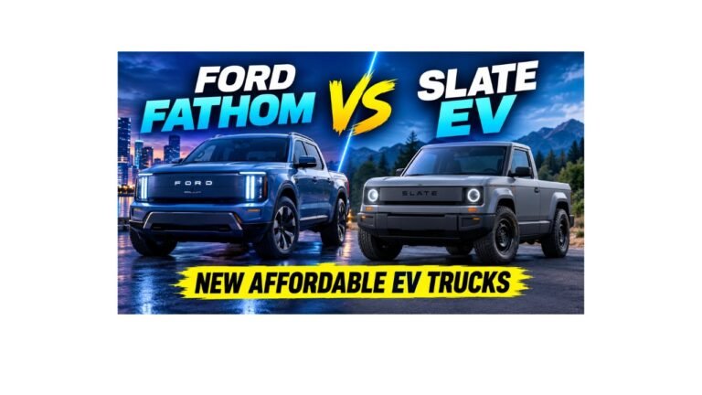 Ford Fathom vs Slate EV Truck Americas Cheapest New Electric Pickups